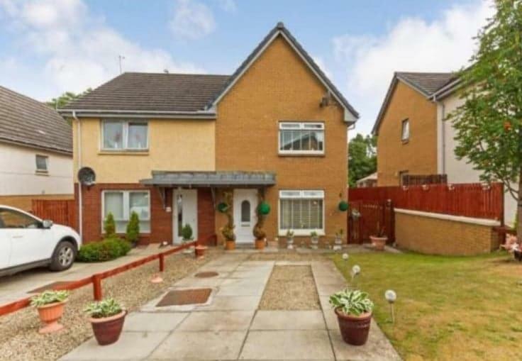 Silverburn New House With Free Parking And Nice Garden Glasgow Eksteriør bilde